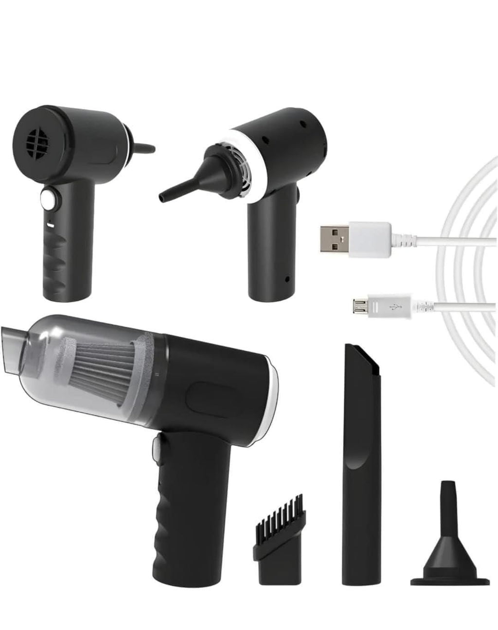 2 in 1 Wireless Handheld Vacuum Cleaner & Air Duster for Car & Home